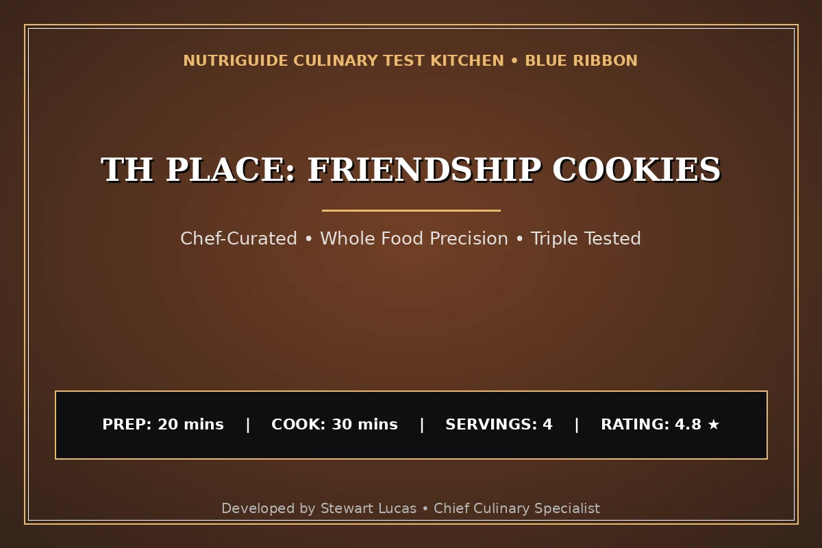 Th Place: Friendship Cookies