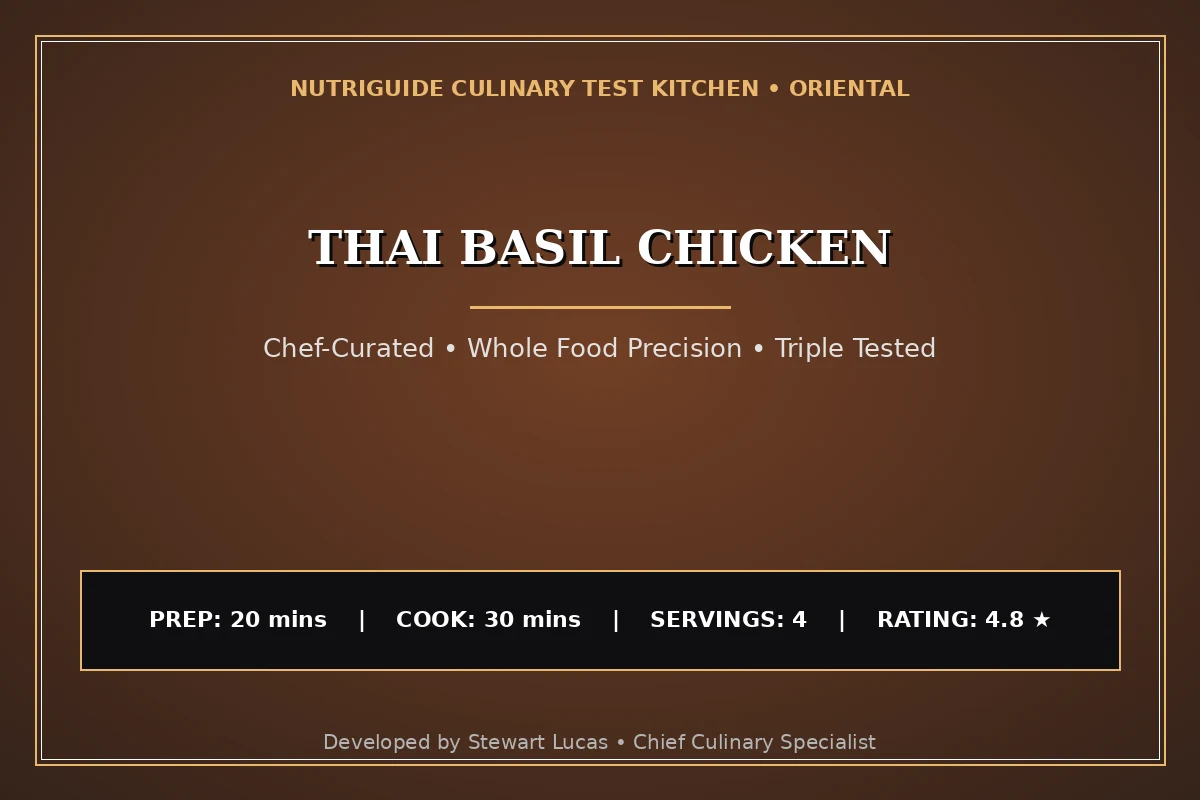Thai Basil Chicken