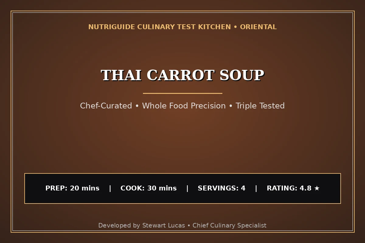 Thai Carrot Soup