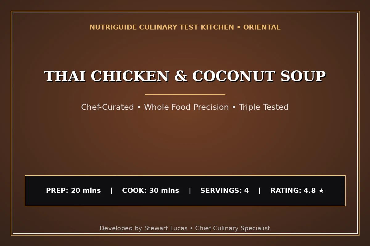 Thai Chicken & Coconut Soup