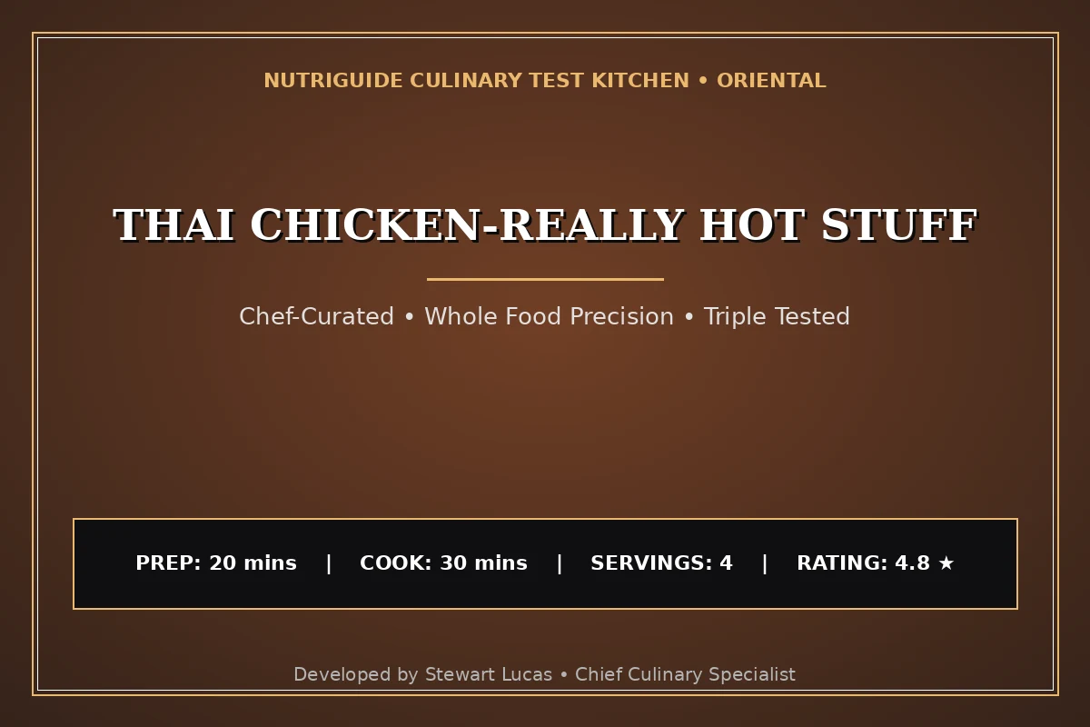 Thai Chicken-Really Hot Stuff