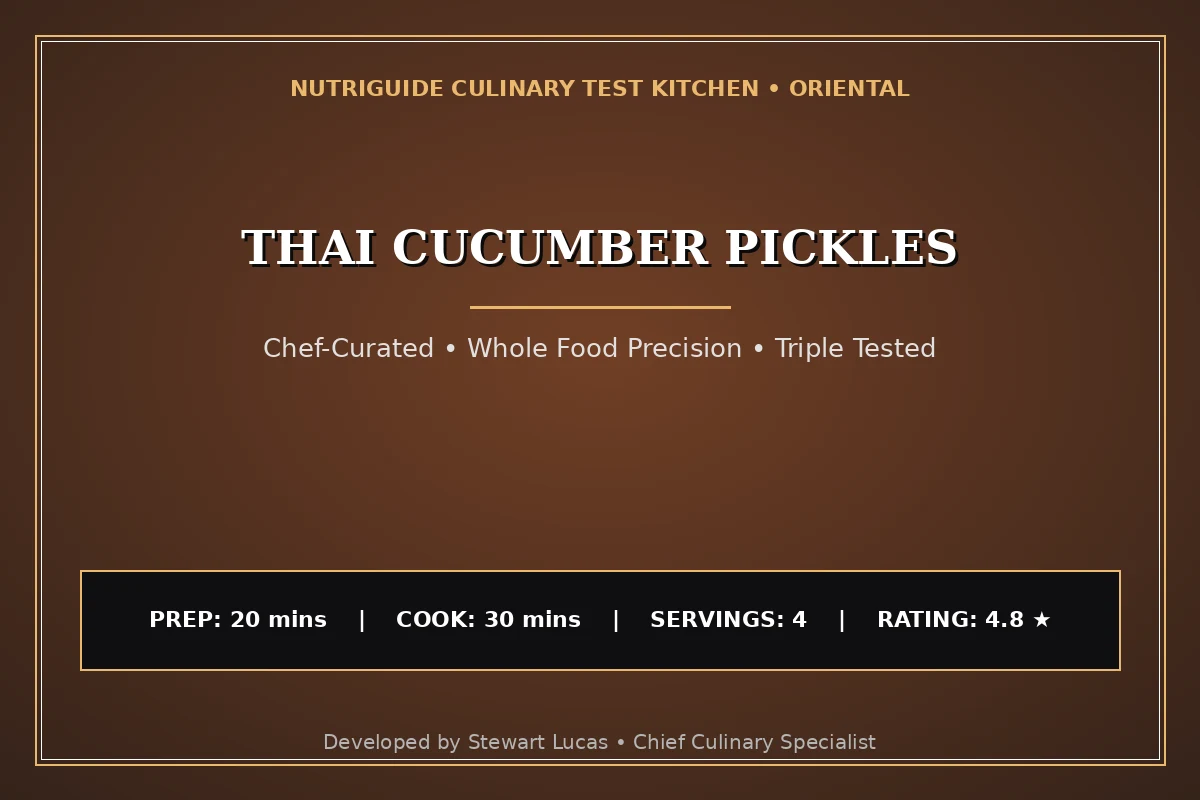 Thai Cucumber Pickles