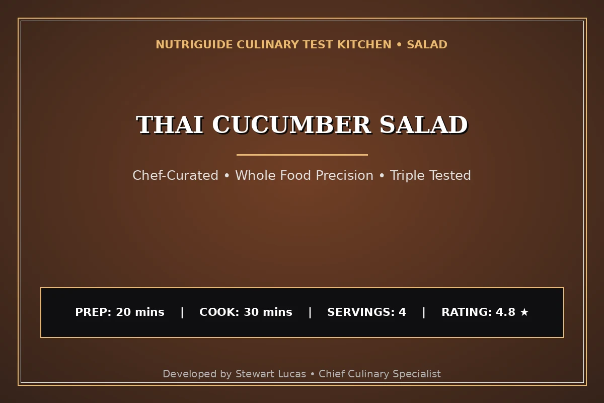 Thai Cucumber Salad