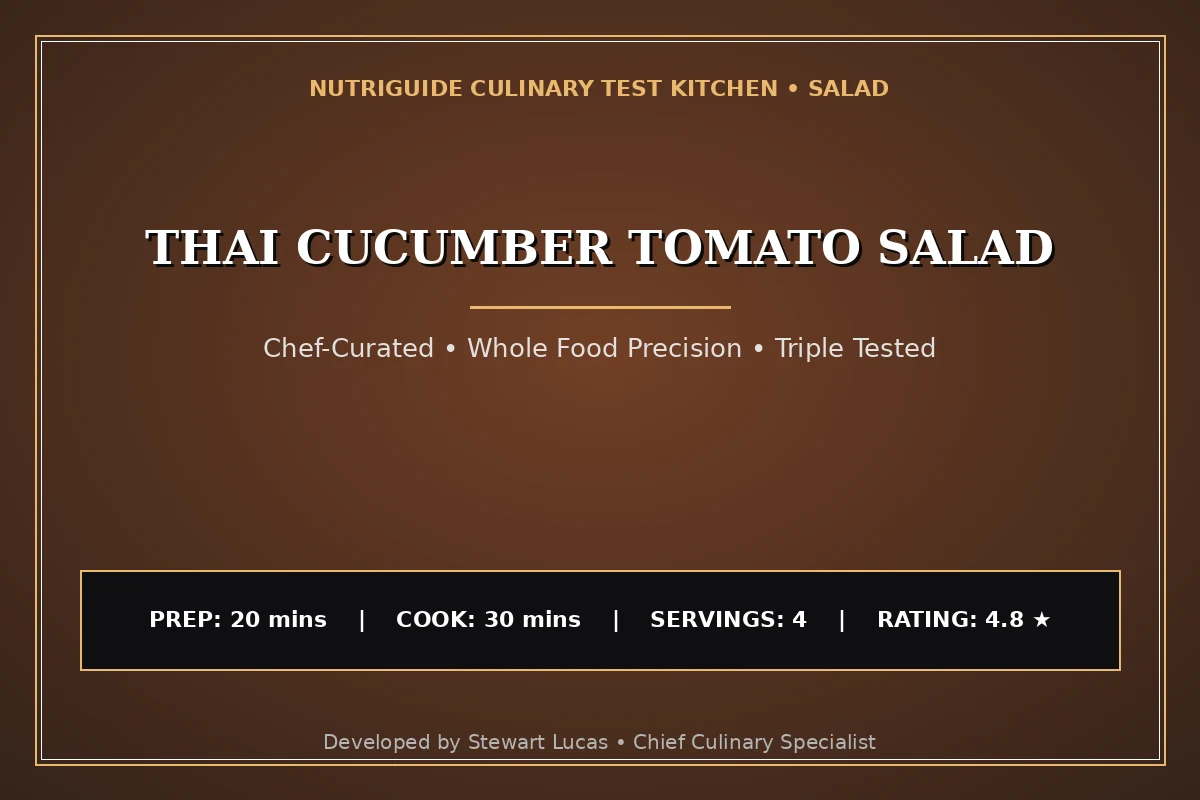 Thai Cucumber Tomato Salad