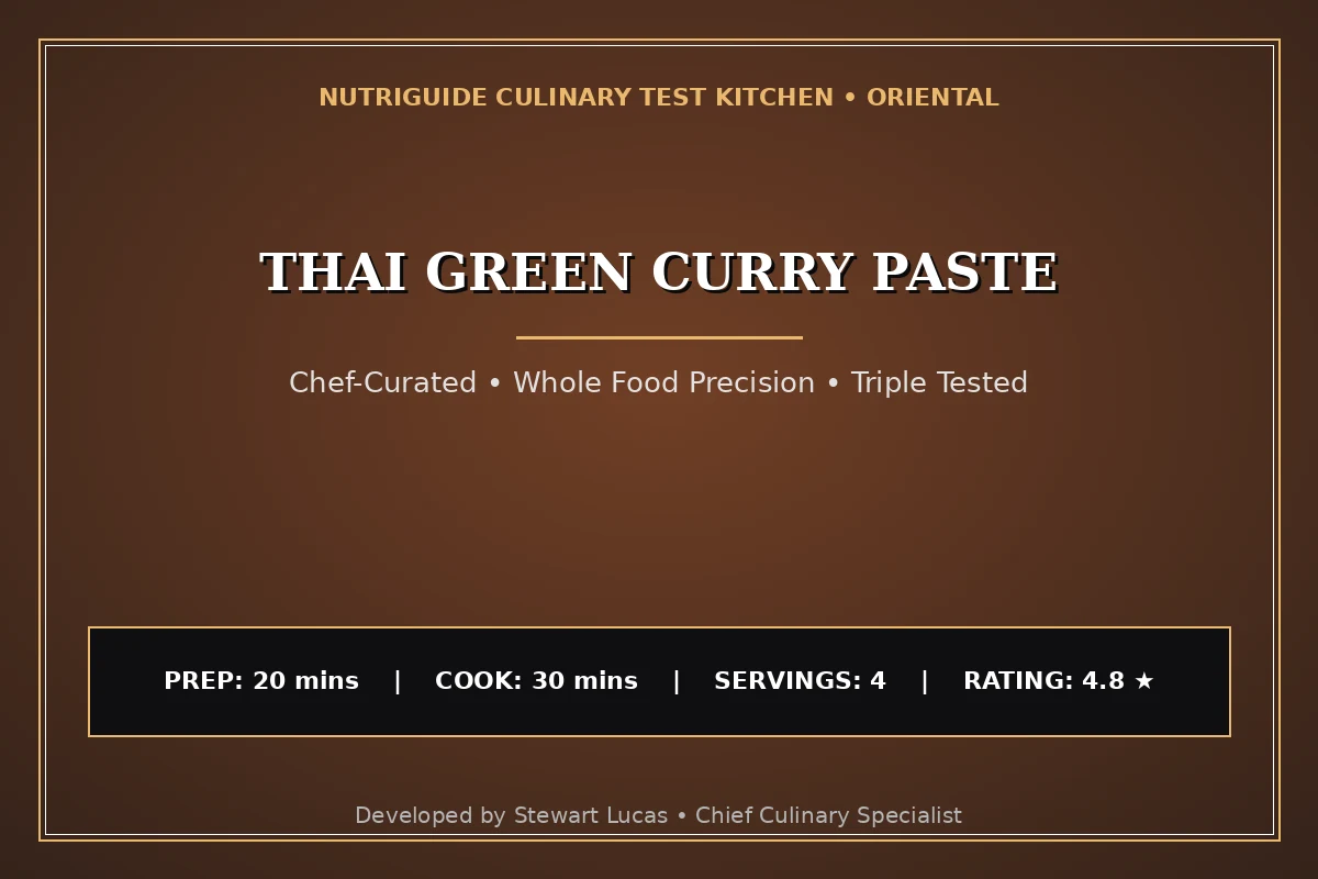 Thai Green Curry Paste