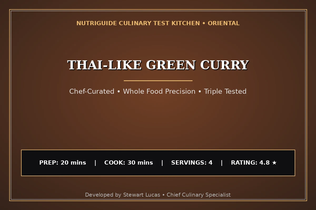 Thai-Like Green Curry
