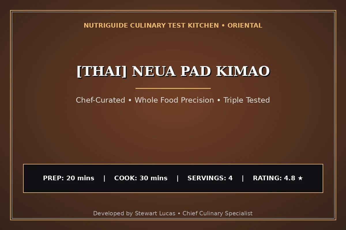 [Thai] Neua Pad Kimao