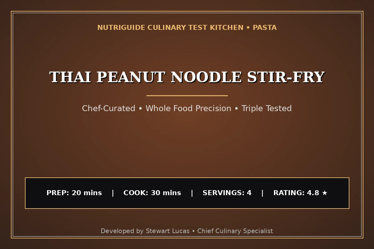 Thai Peanut Noodle Stir-Fry