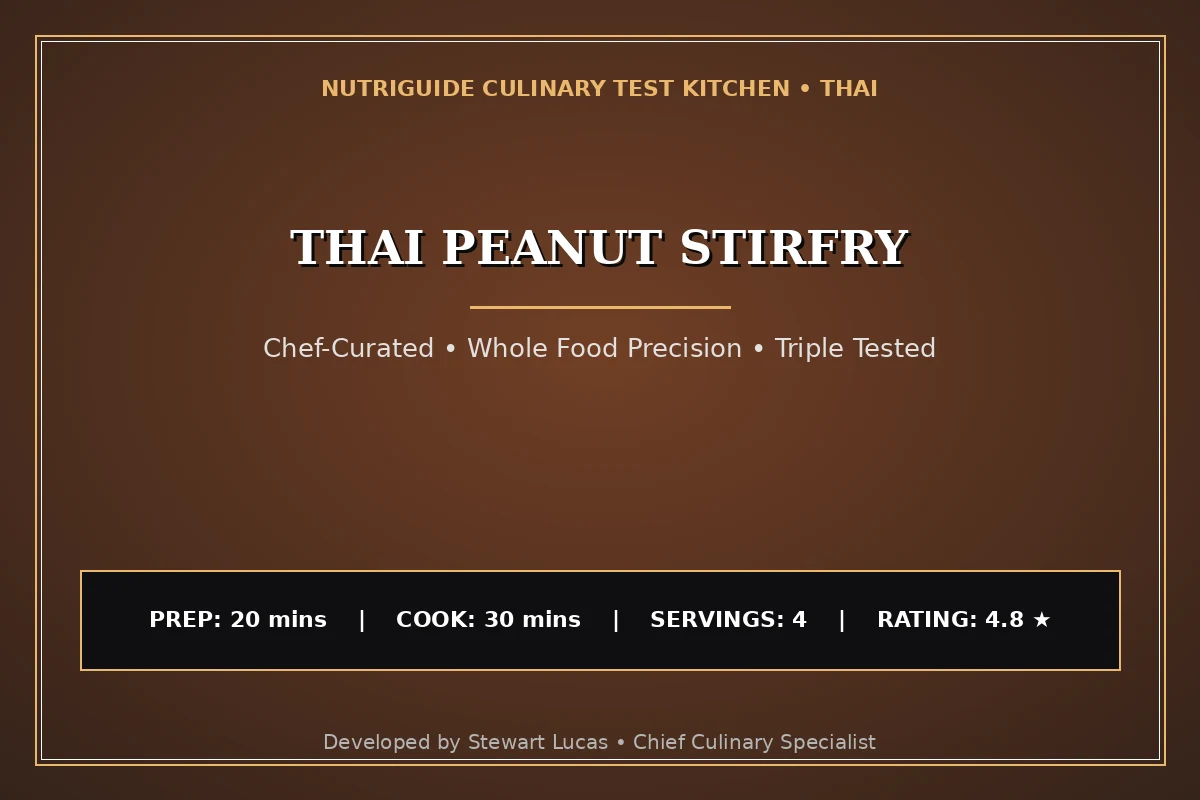 Thai Peanut Stirfry