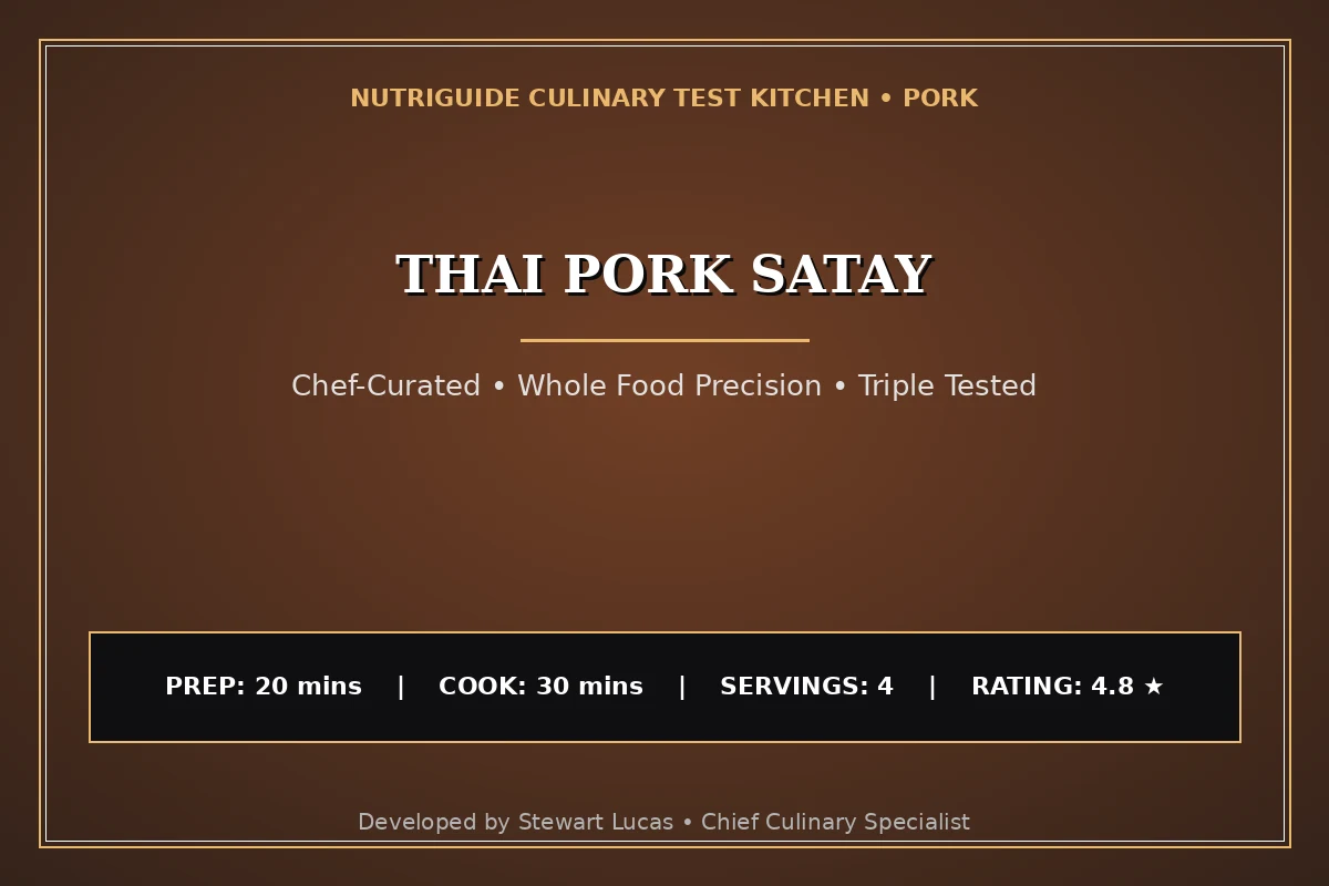 Thai Pork Satay
