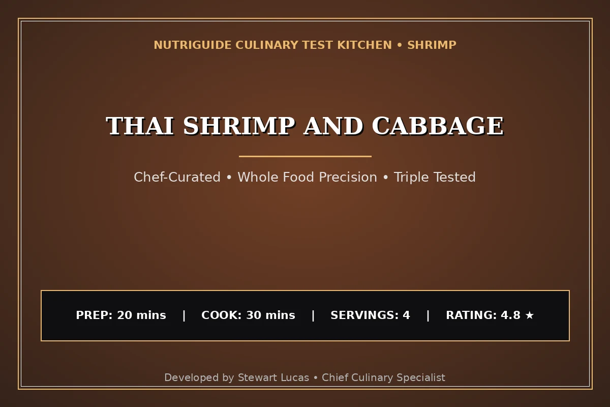 Thai Shrimp And Cabbage