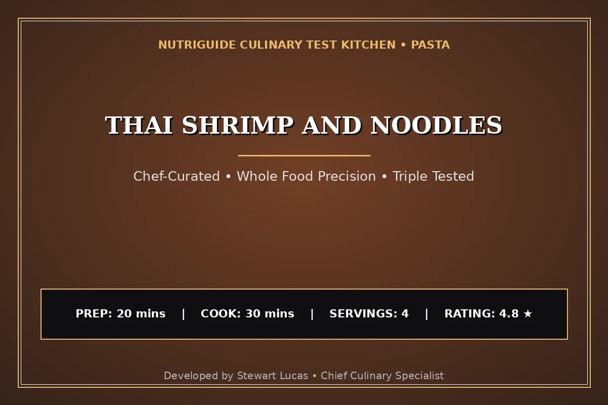 Thai Shrimp And Noodles