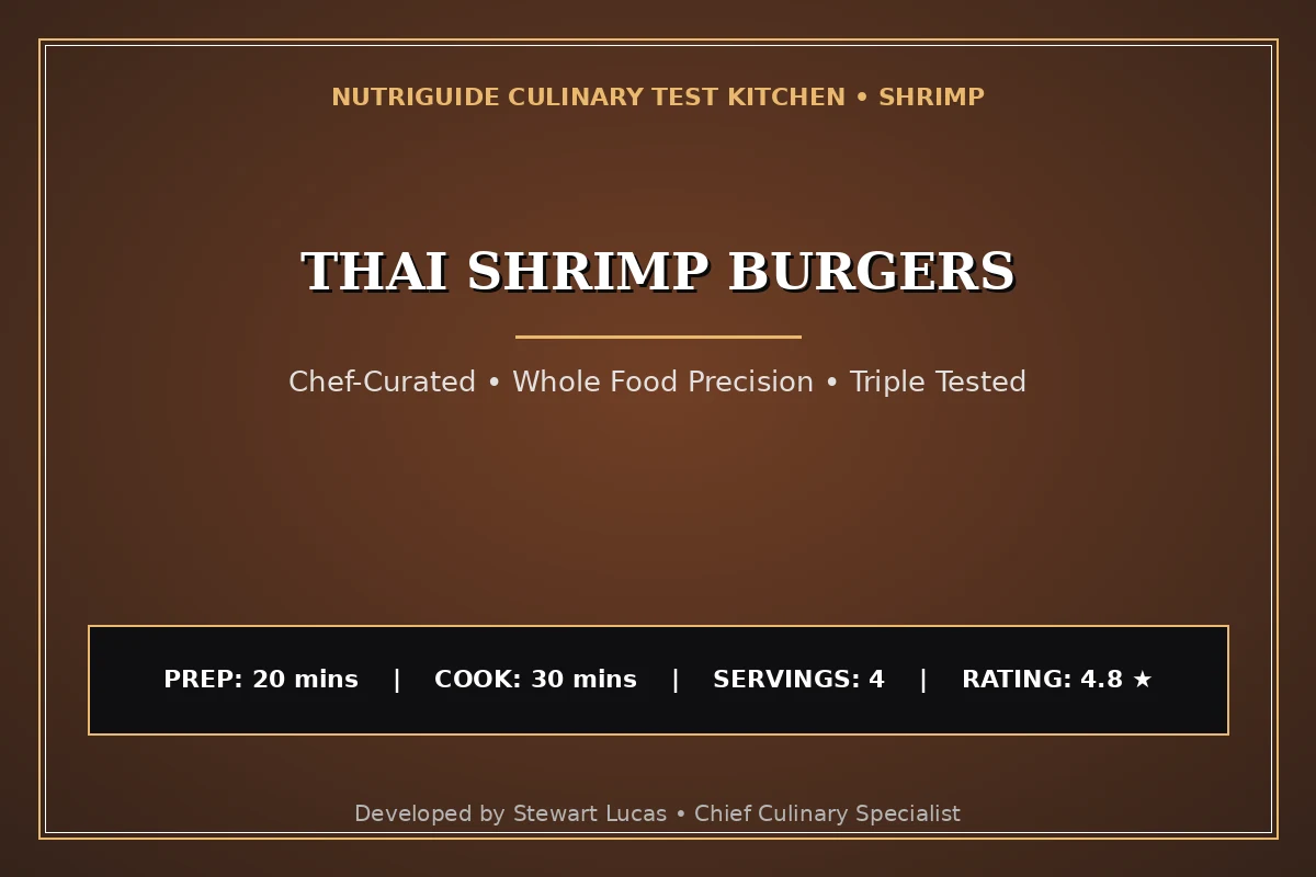 Thai Shrimp Burgers