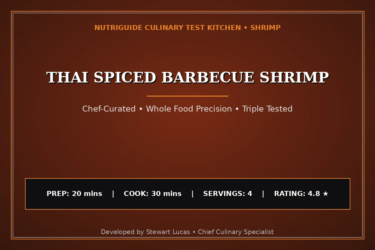 Thai Spiced Barbecue Shrimp
