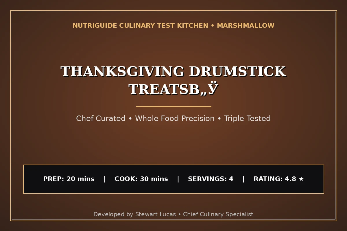 Thanksgiving Drumstick Treatsв„Ў
