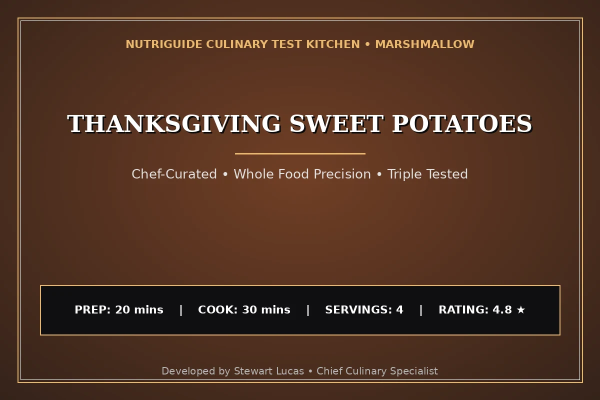 Thanksgiving Sweet Potatoes