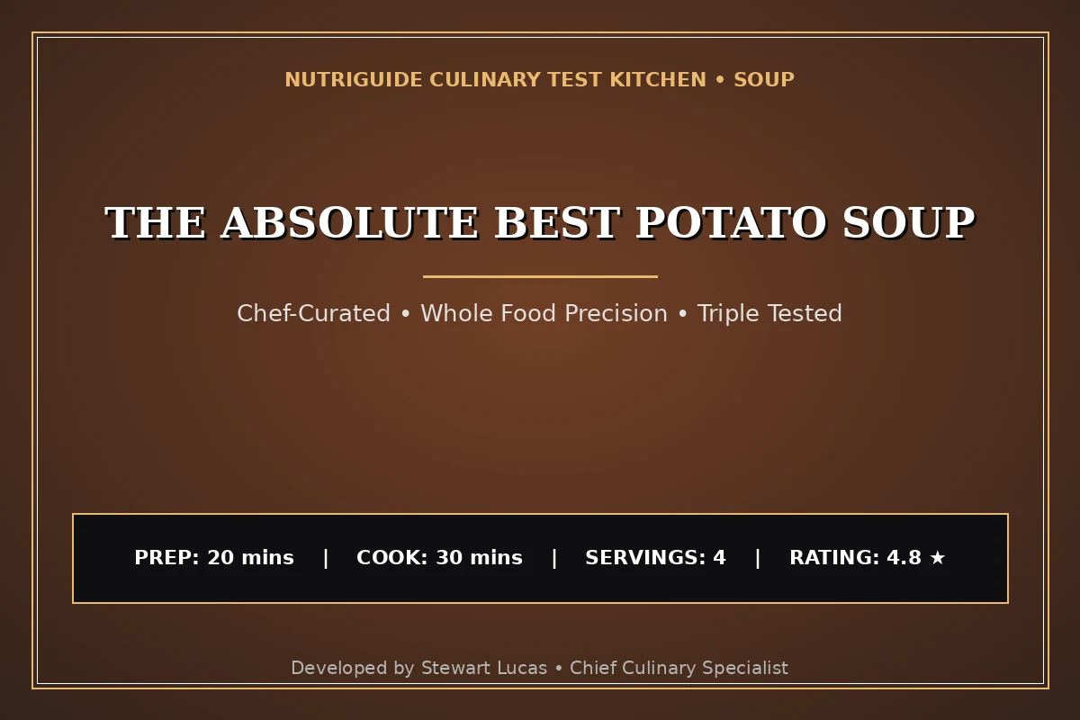 The Absolute Best Potato Soup