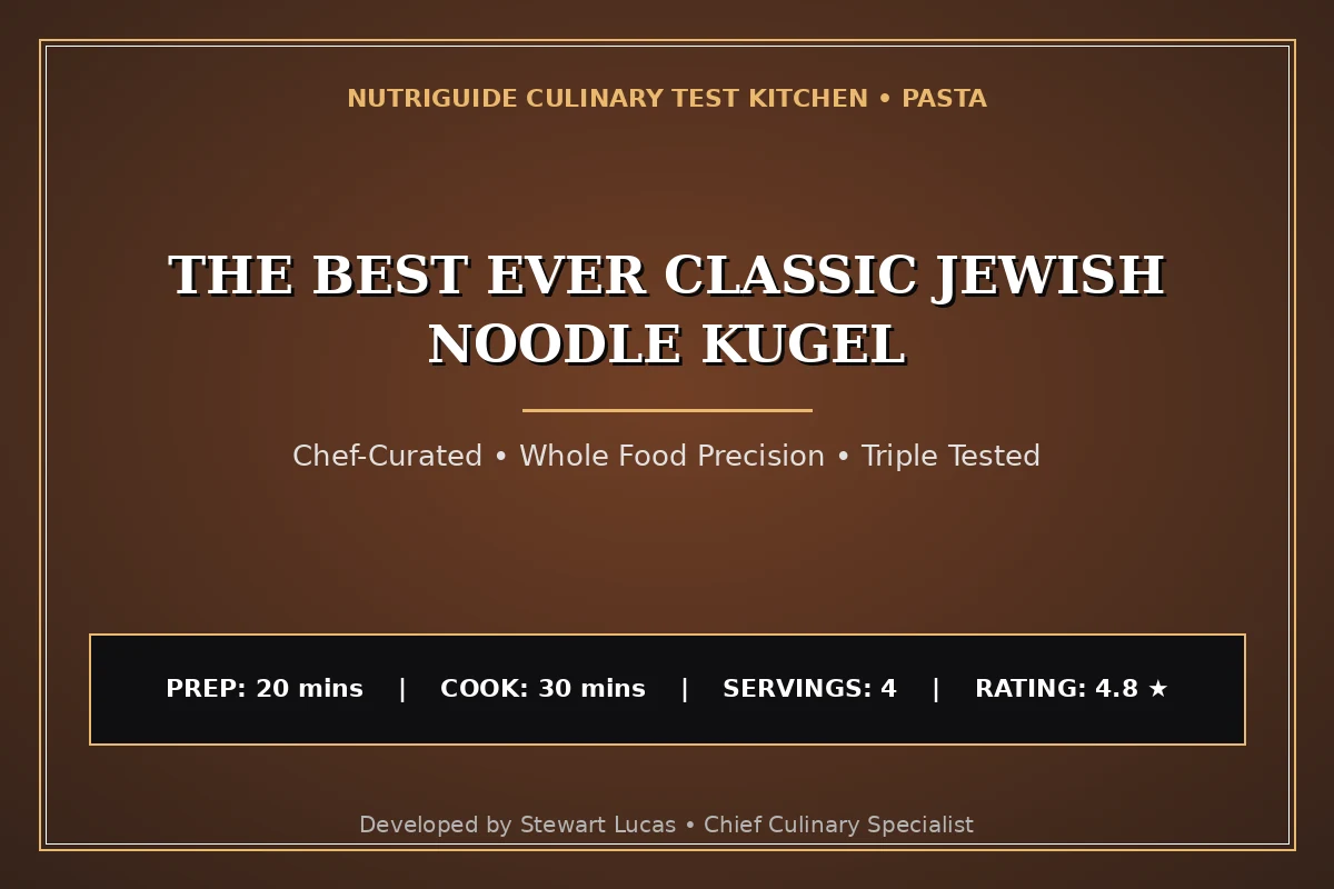The Best Ever Classic Jewish Noodle Kugel