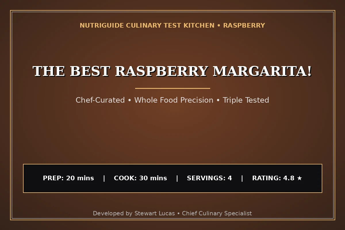 The Best Raspberry Margarita!