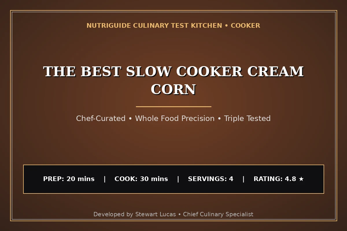 The Best Slow Cooker Cream Corn