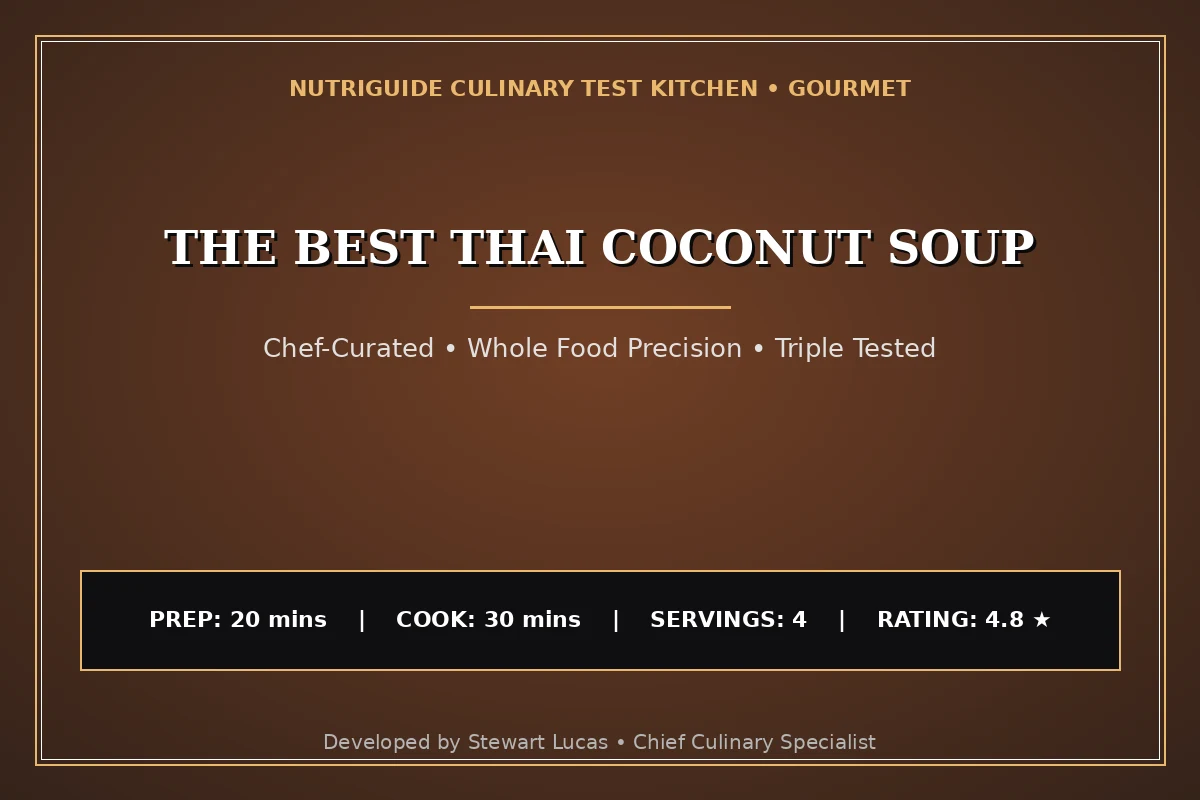 The Best Thai Coconut Soup