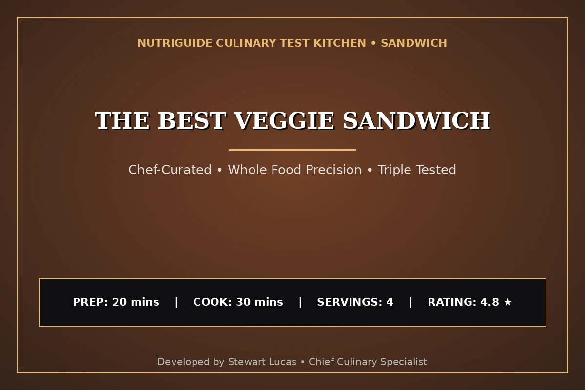 The Best Veggie Sandwich