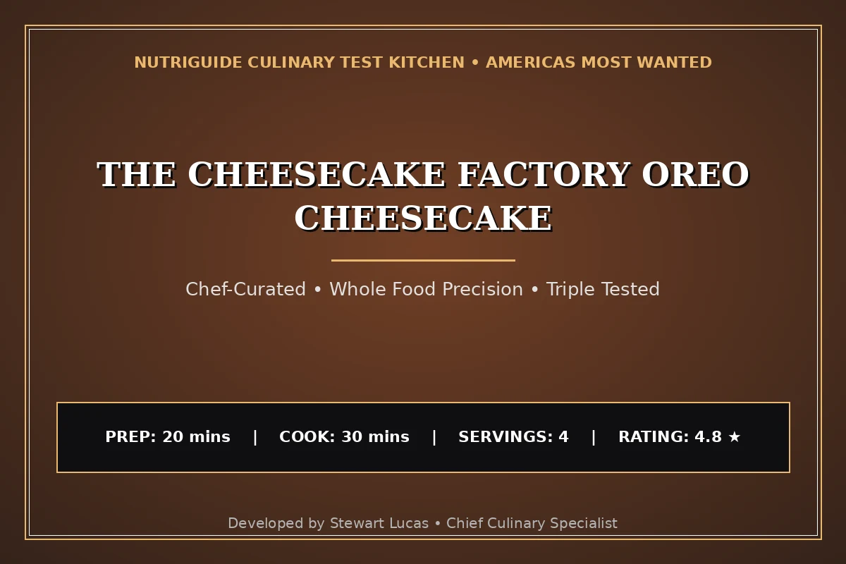 The Cheesecake Factory Oreo Cheesecake