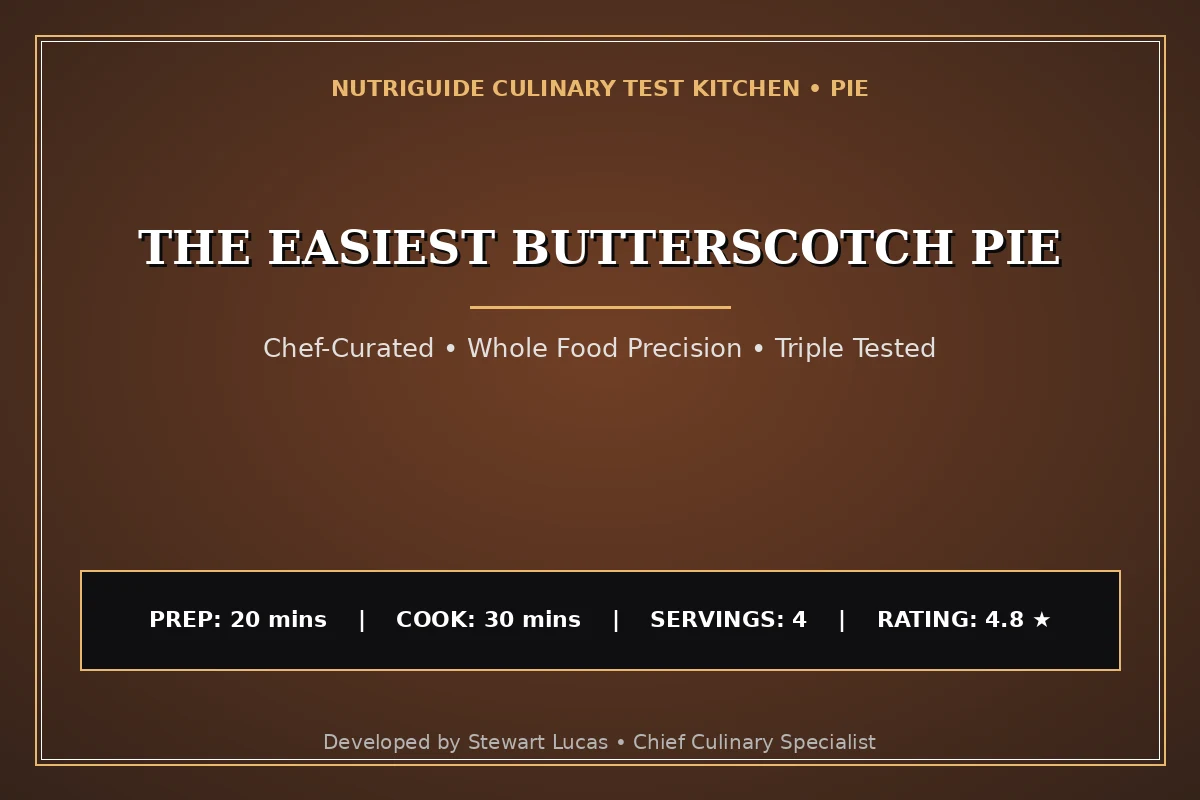 The Easiest Butterscotch Pie