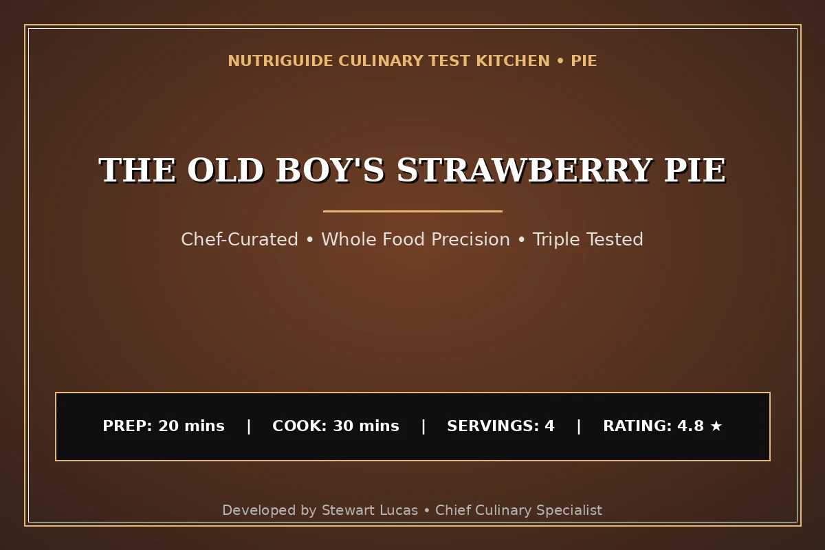 The Old Boy'S Strawberry Pie