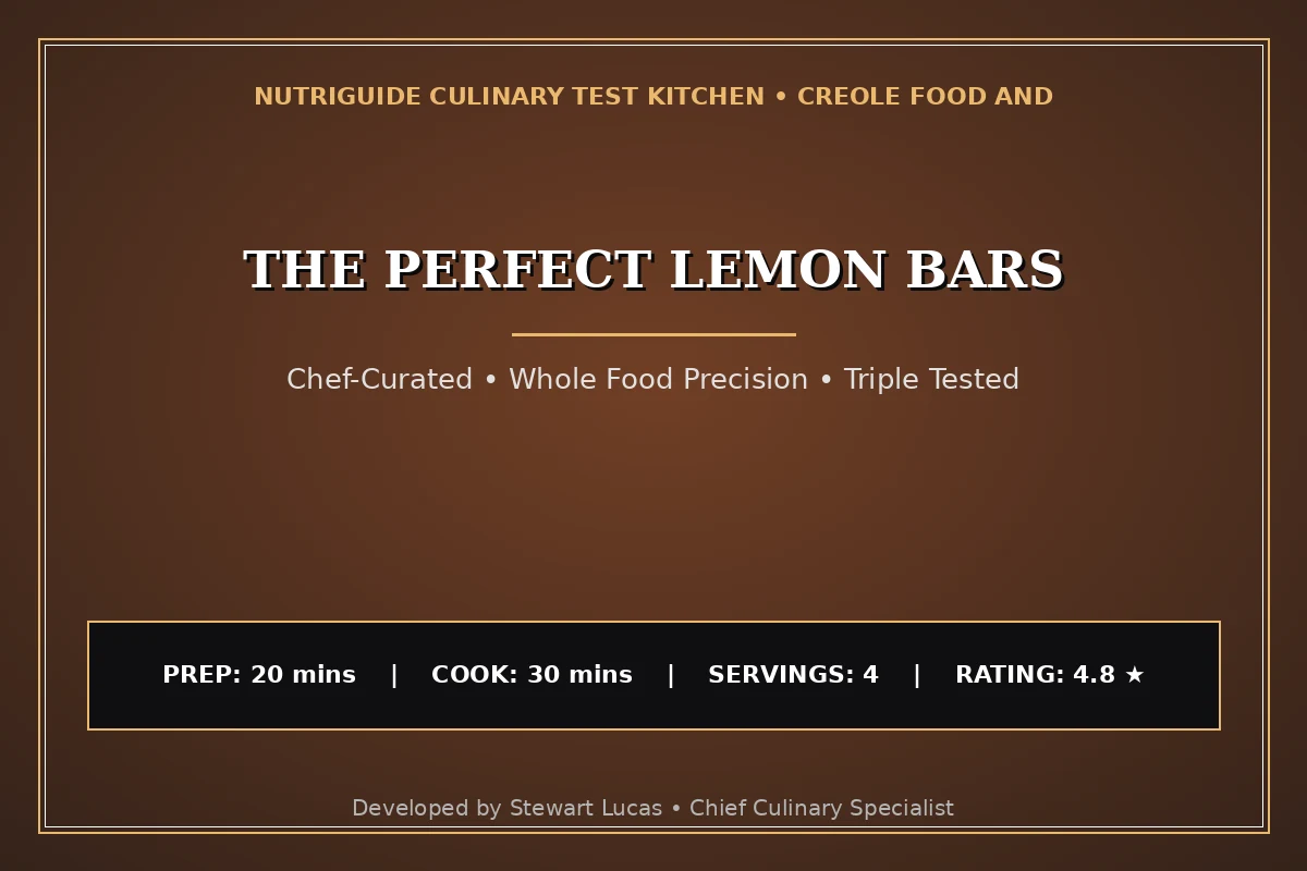 The Perfect Lemon Bars