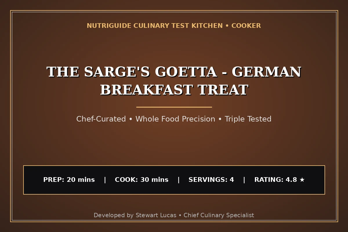 The Sarge'S Goetta - German Breakfast Treat