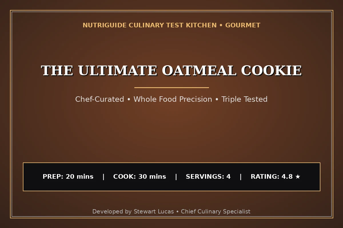 The Ultimate Oatmeal Cookie