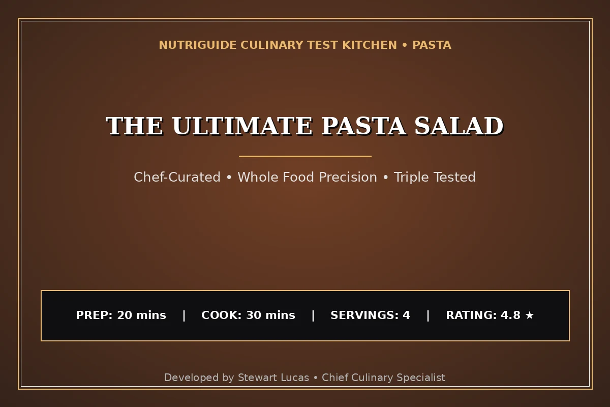 The Ultimate Pasta Salad