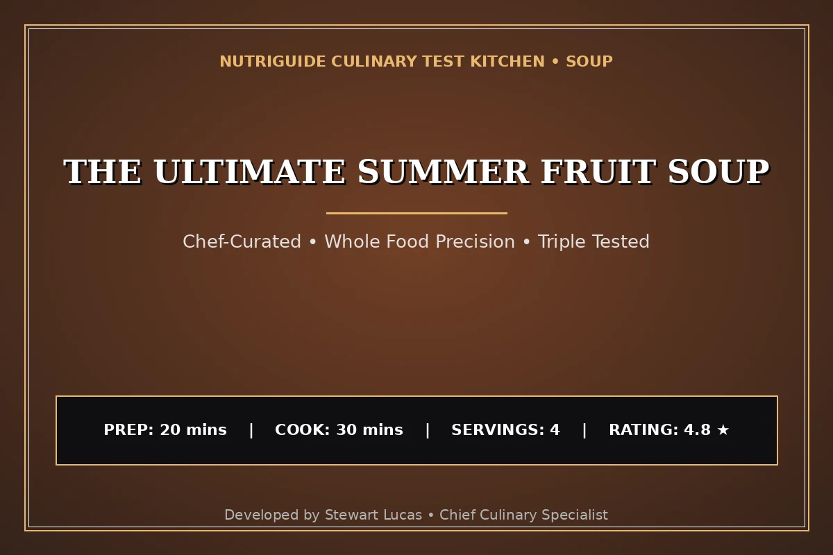 The Ultimate Summer Fruit Soup