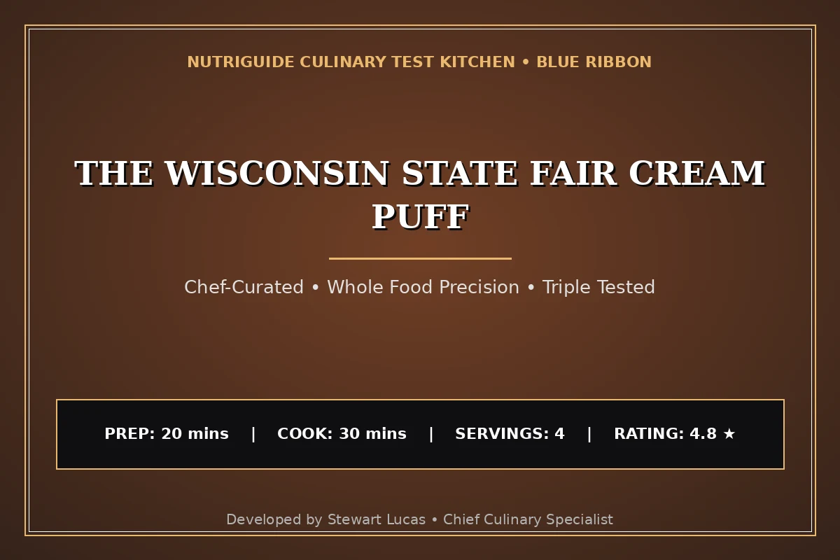 The Wisconsin State Fair Cream Puff