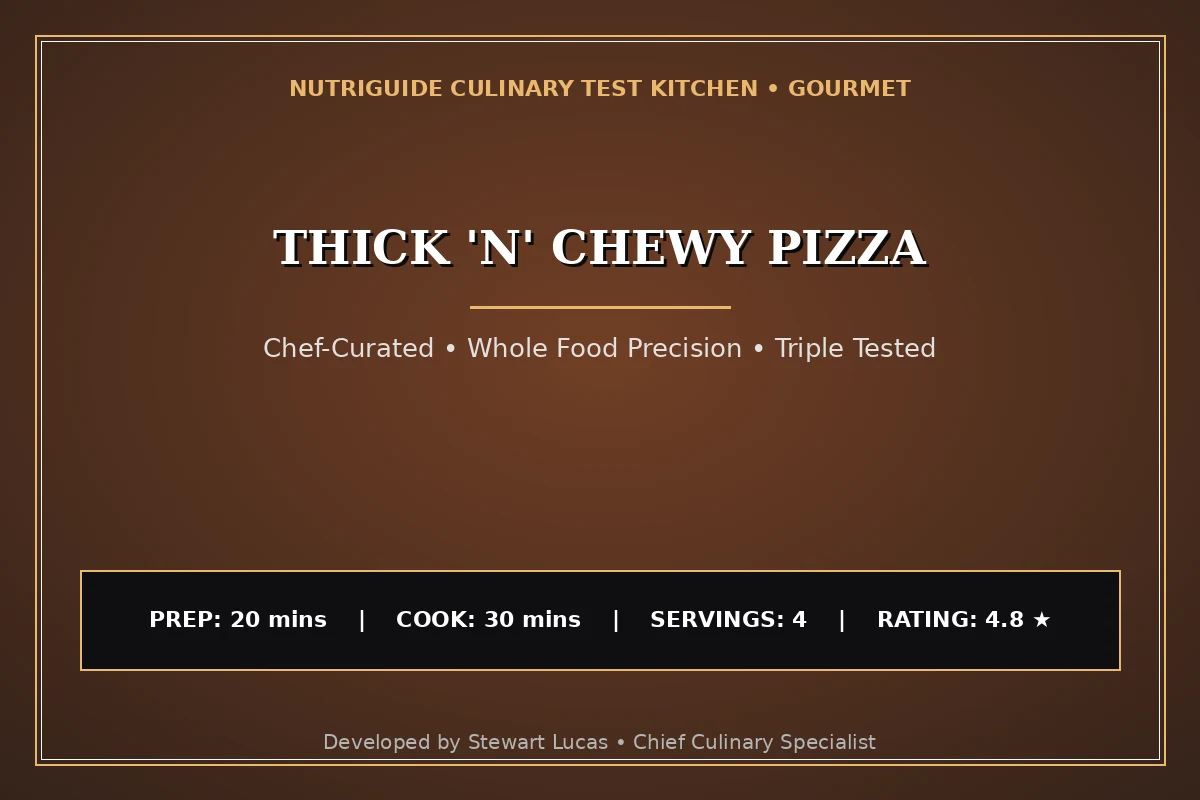 Thick 'N' Chewy Pizza