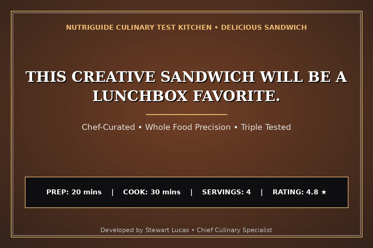 This Creative Sandwich Will Be A Lunchbox Favorite.