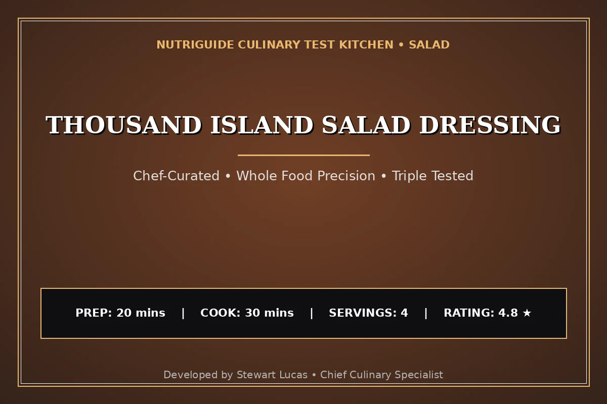 Thousand Island Salad Dressing
