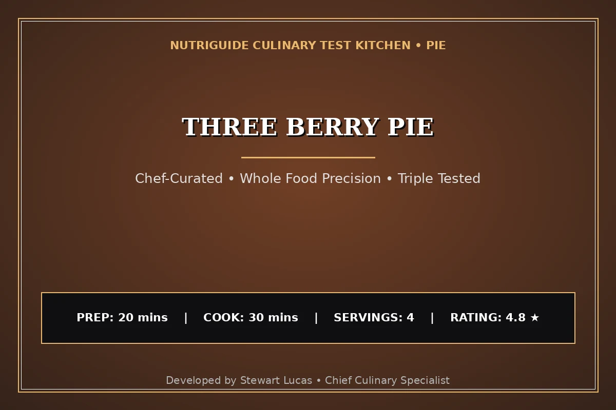Three Berry Pie