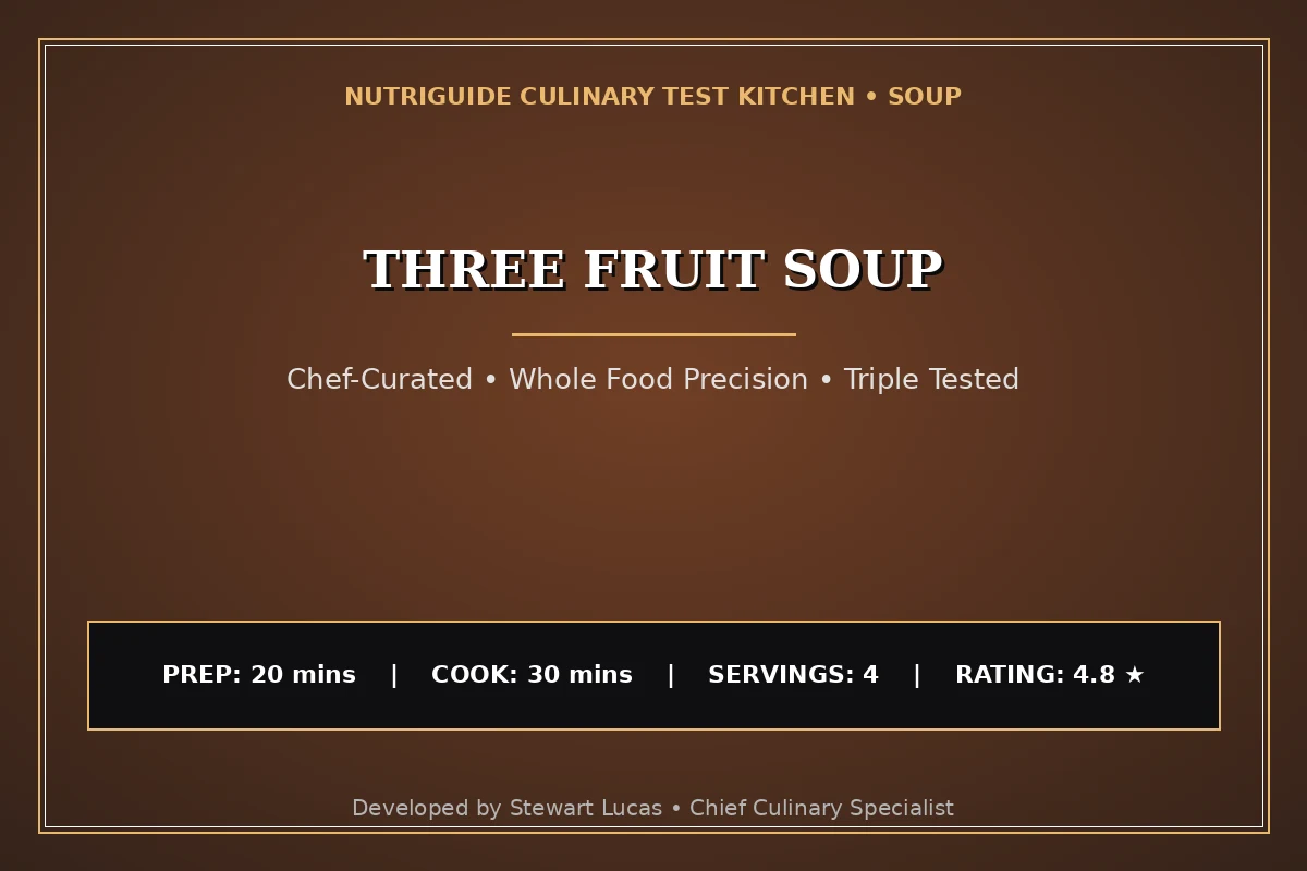 Three Fruit Soup