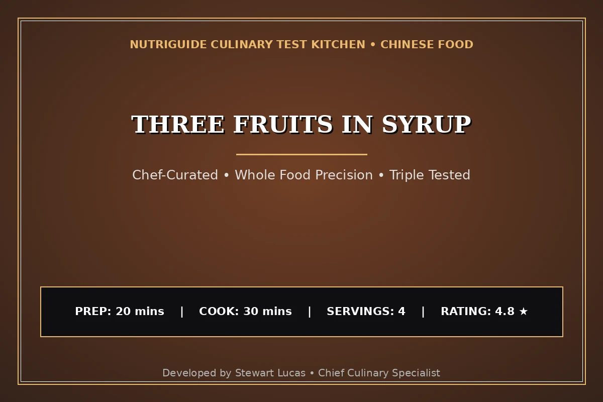 Three Fruits In Syrup
