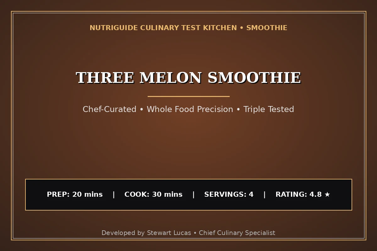 Three Melon Smoothie