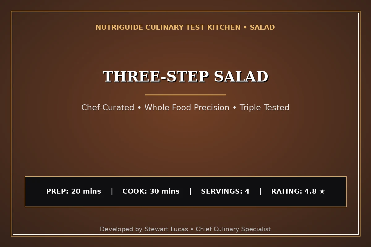 Three-Step Salad