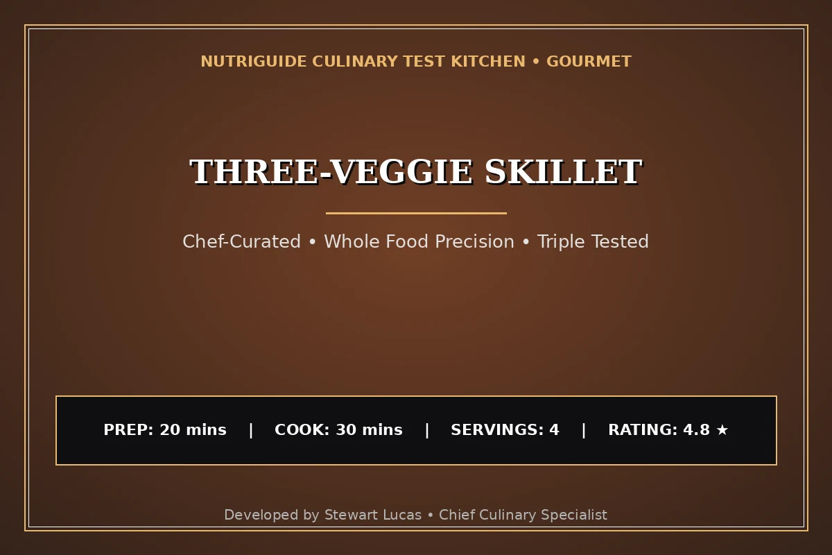 Three-Veggie Skillet