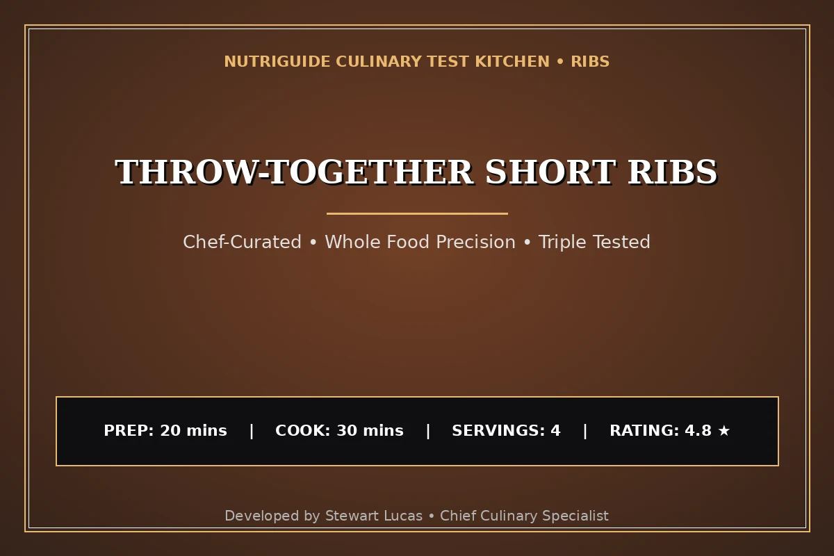 Throw-Together Short Ribs