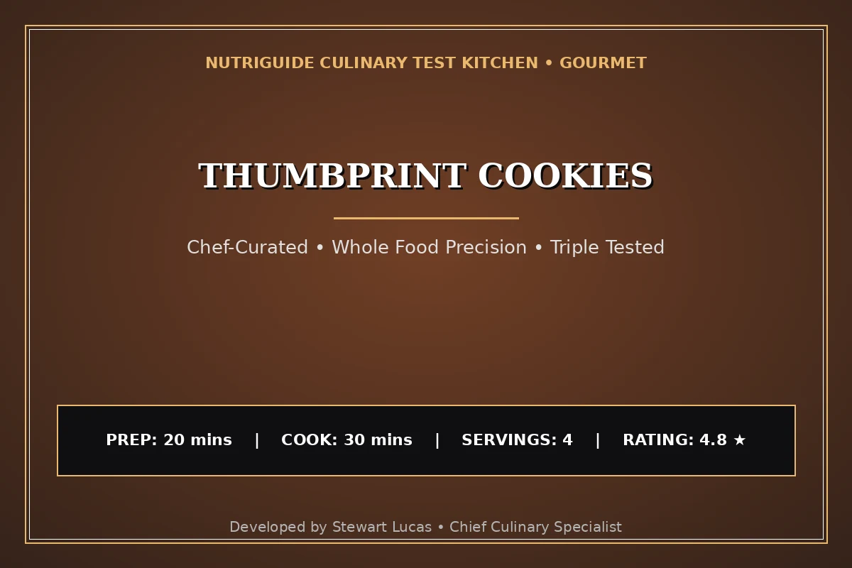 Thumbprint Cookies