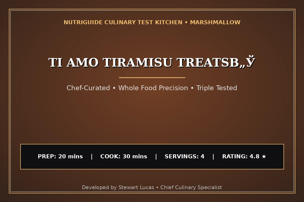 Ti Amo Tiramisu Treatsв„Ў