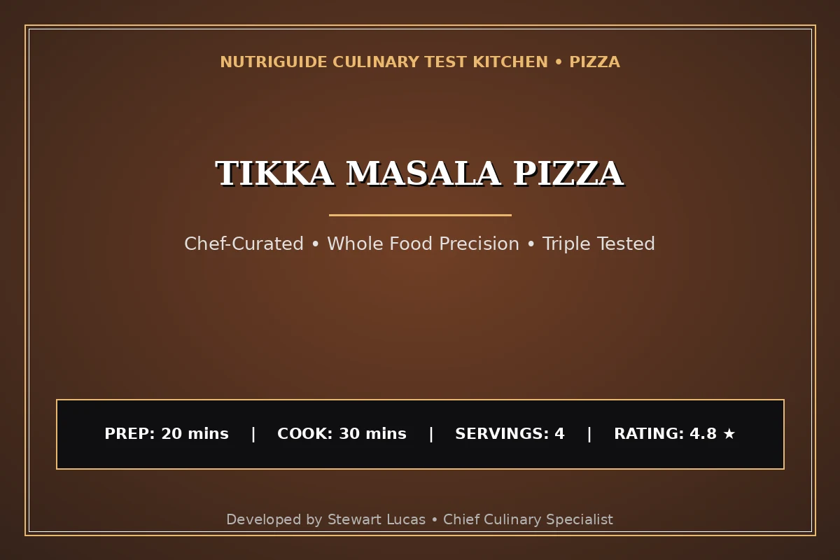 Tikka Masala Pizza