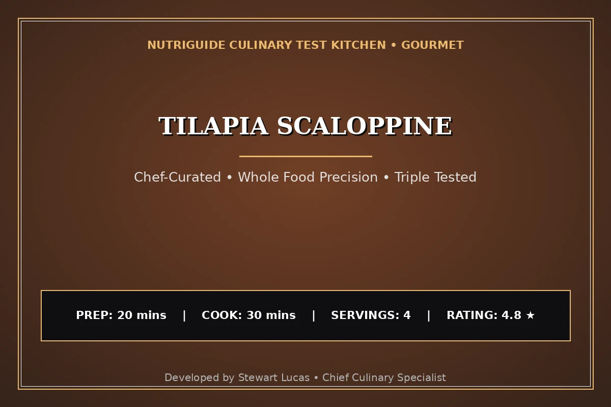 Tilapia Scaloppine