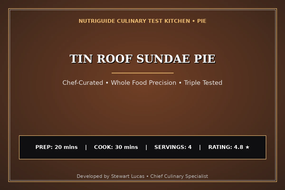 Tin Roof Sundae Pie